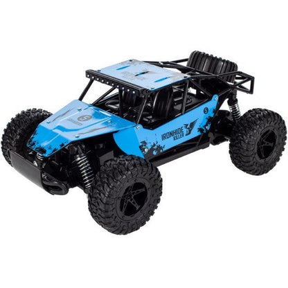 Masinuta cu telecomanda Offroad 1:16, 20 km/h, suspensii metalice, albastra