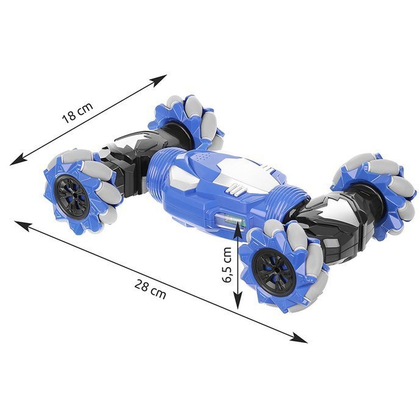 Masinuta RC controlata prin gesturi IdealStore Innovative Car 4x4 Off Road Albastru