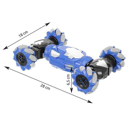 Masinuta RC controlata prin gesturi IdealStore Innovative Car 4x4 Off Road Albastru