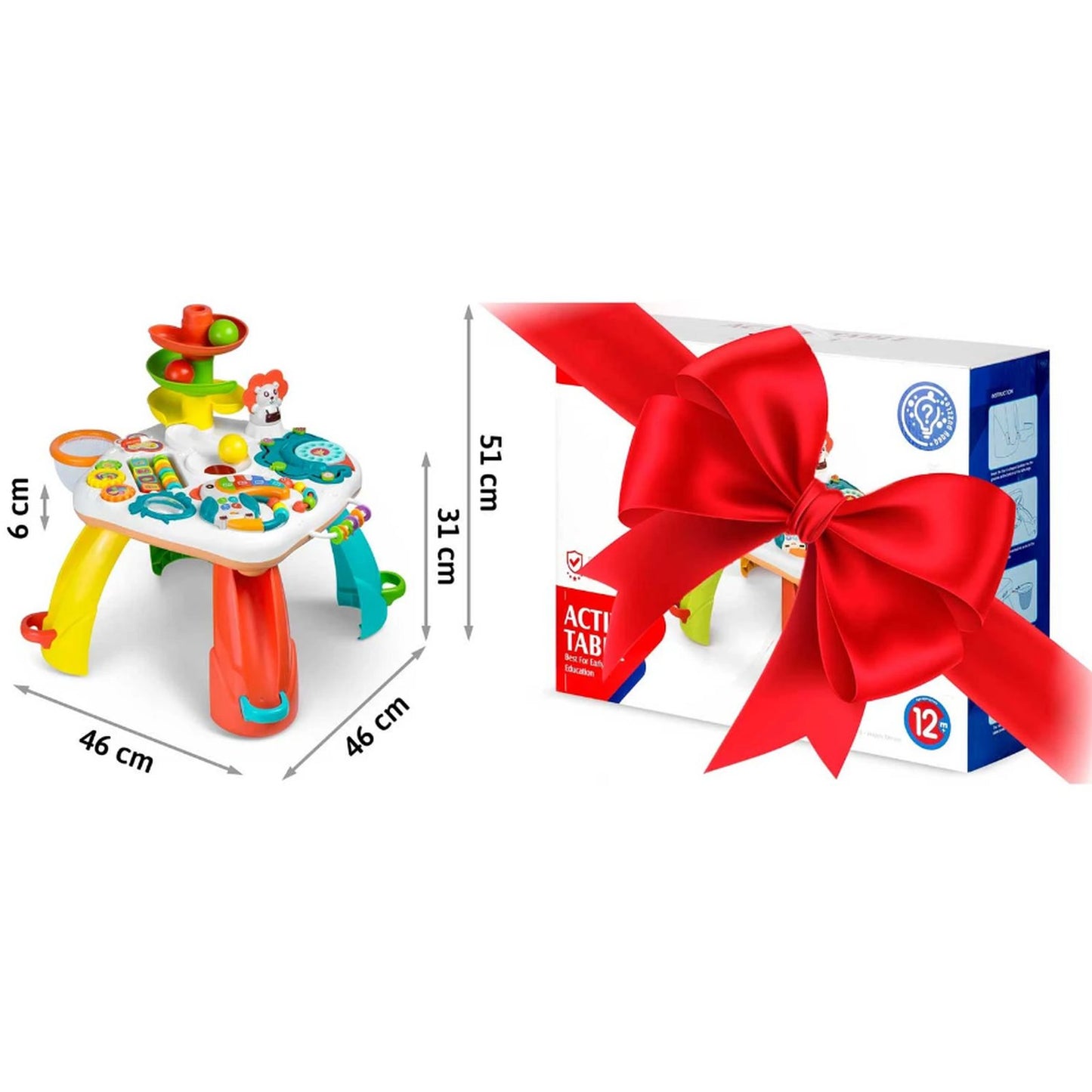 Masuta Educativa Muzicala idealSTORE cu Pian Detasabil si Cos Baschet