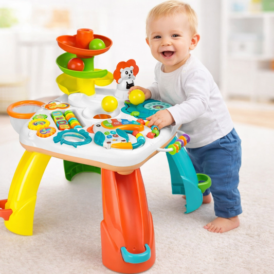 Masuta Educativa Muzicala idealSTORE cu Pian Detasabil si Cos Baschet