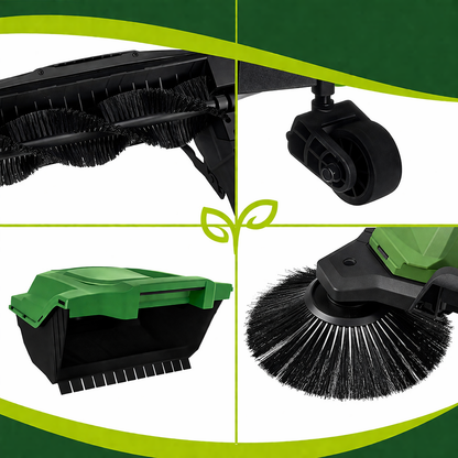 Matura manuala GardenLux idealSTORE, Latime de lucru 680mm, Recipient colector de 24L,Capacitate de curatare 2100 m2 /h