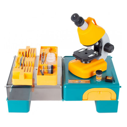 Microscop multifunctional stiintific pentru copii cu accesorii si lumina LED