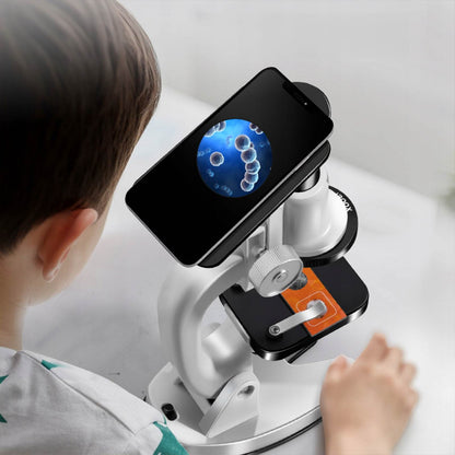 Microscop digital LED multifunctional copii 200x 600x 1200x cu suport telefon