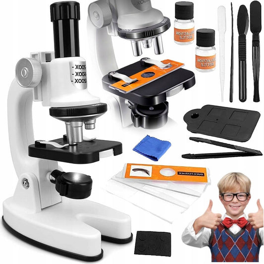 Microscop digital LED multifunctional copii 200x 600x 1200x cu suport telefon