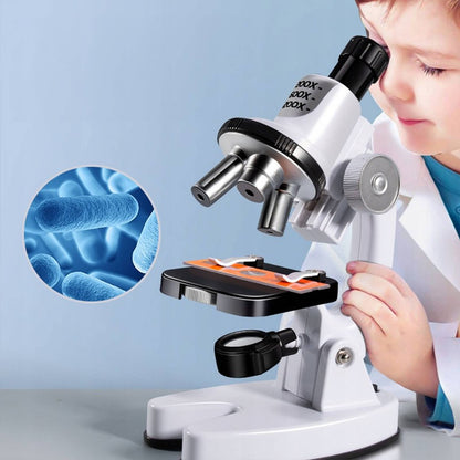 Microscop digital LED multifunctional copii 200x 600x 1200x cu suport telefon