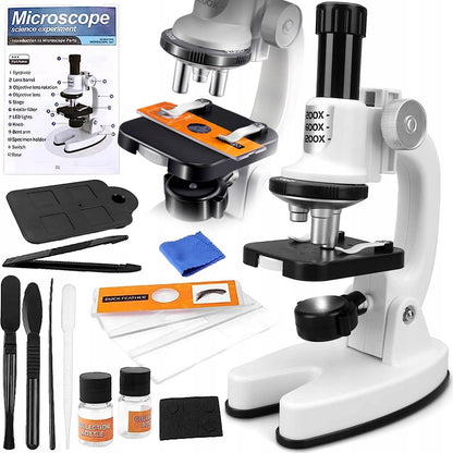 Microscop digital LED multifunctional copii 200x 600x 1200x cu suport telefon