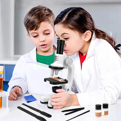 Microscop digital LED multifunctional copii 200x 600x 1200x cu suport telefon