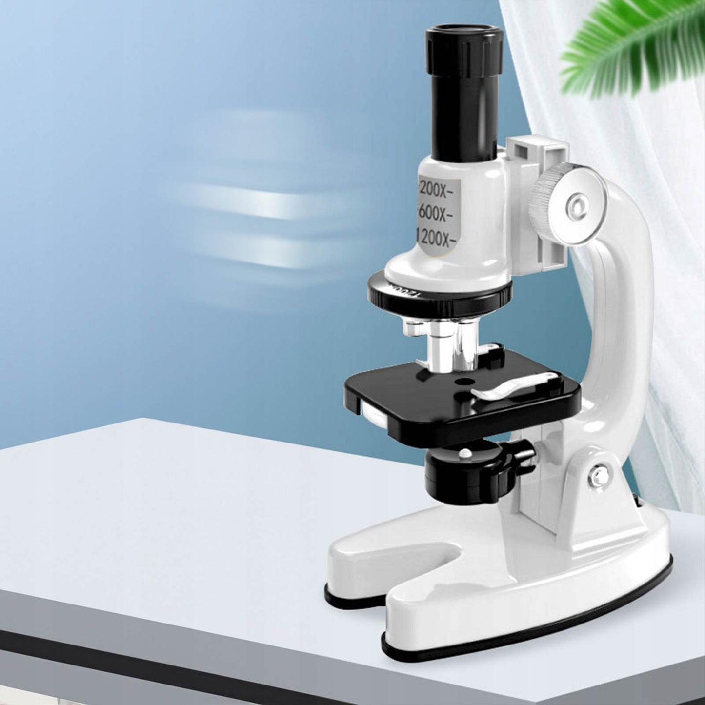 Microscop digital LED multifunctional copii 200x 600x 1200x cu suport telefon