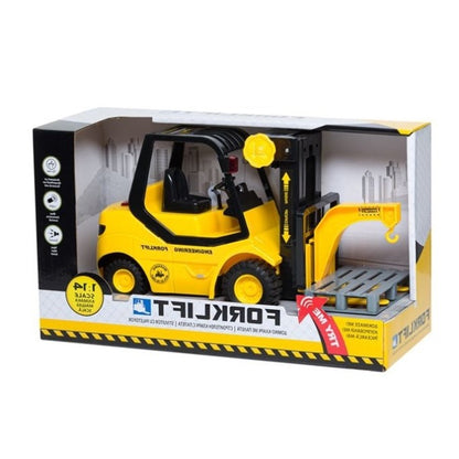 Jucarie motostivuitor cu palet, sunete si ridicare, pentru copii