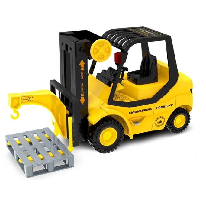 Jucarie motostivuitor cu palet, sunete si ridicare, pentru copii