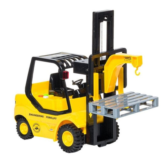 Jucarie motostivuitor cu palet, sunete si ridicare, pentru copii