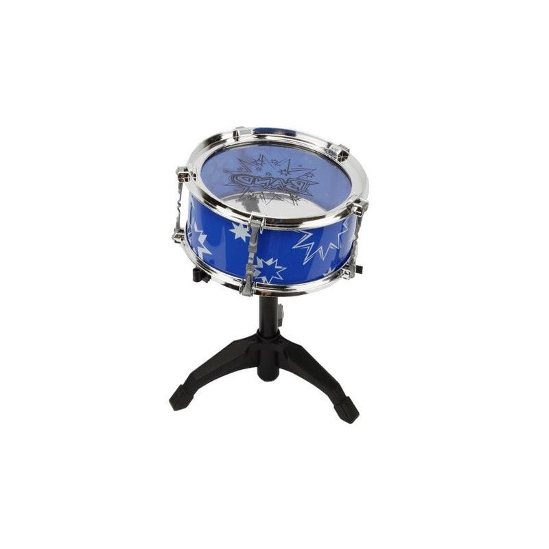 Set tobe Malplay cu scaunel si 6 tamburi albastru