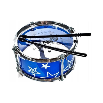 Set tobe Malplay cu scaunel si 6 tamburi albastru