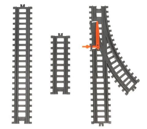 Tren electric cu sina si accesorii, 9m