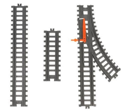 Tren electric cu sina si accesorii, 9m