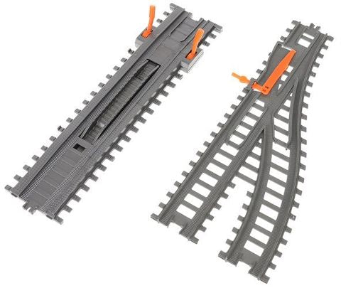 Tren electric cu sina si accesorii, 9m