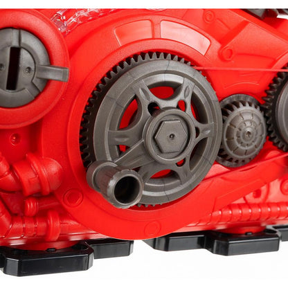 Jucarie interactiva motor de masina MotorPower cu cheie pornire, lumini LED, sunete si scule