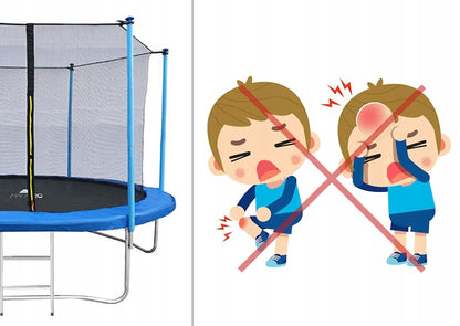 Trambulina Malatec pentru Copii si Adulti cu Scarita, Diametru 252cm 8FT, Capacitate 150kg