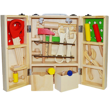 Set unelte din lemn, Micul Tamplar, 24 piese, Nebunici