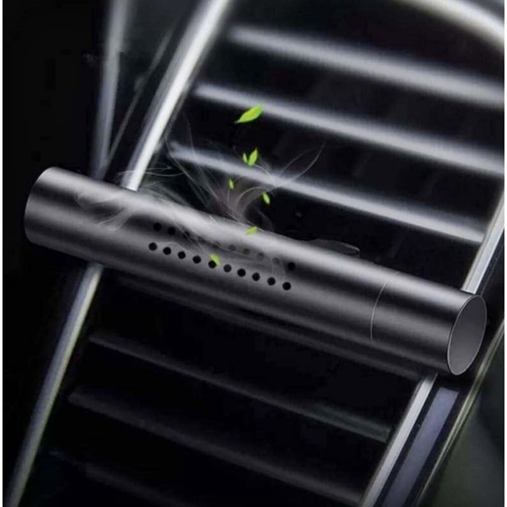 Odorizant Auto idealStore, Fixare Pe Grila de Ventilatie, Parfum de Baza de Ulei, Instalare Rapida, Material Premium din Aluminiu, Rezistent la Rugina, Culoare Negru