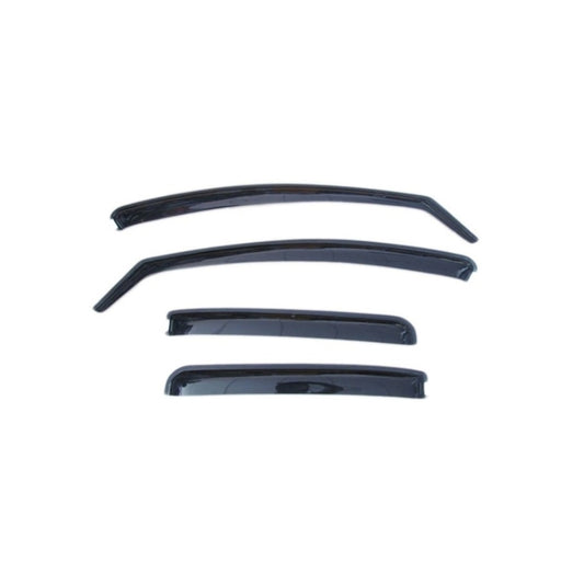 Paravanturi idealSTORE pentru Ford S-Max 1 2006-2010, montare Fata si Spate, Culoare Fumuriu Transparent, Material Flexibil si Rezistent la Razele U.V., cu Cleme de Prindere