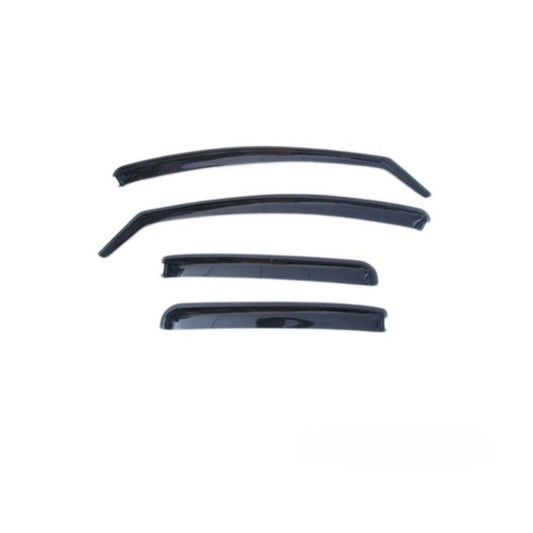 Paravanturi idealSTORE pentru Volkswagen Touareg I 2003-2010 montare Fata si Spate, Culoare Fumuriu Transparent, Material Flexibil si Rezistent la Razele U.V., cu Cleme de Prindere