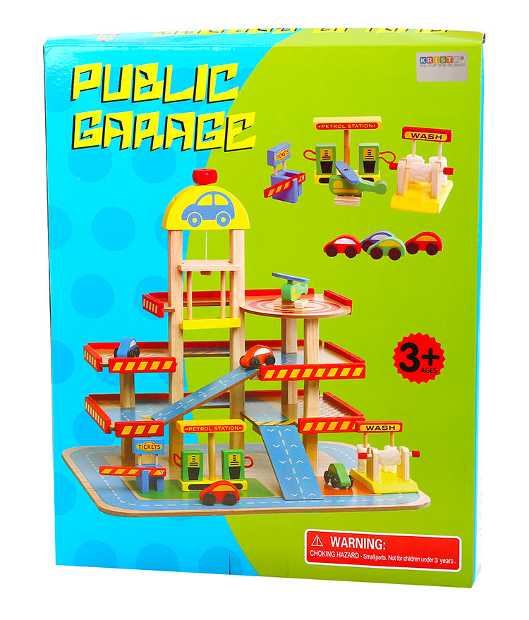 Parcare Supraetajata de Masini, Cu Heliport, Din Lemn - Krista