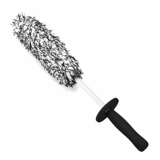 Perie Curatat si Spalat Jante idealStore Din Microfibra, Dimensiune 45cm, Textura Moale, Curata Locuri Dificile de Acces, Perfecta pentru Curatarea Jantelor
