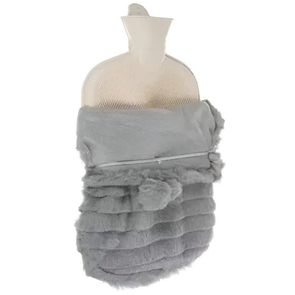 Perna cu apa calda si rece, pentru calmarea durerilor, IdealStore, husa de plus, 38x20x2 cm, 2l