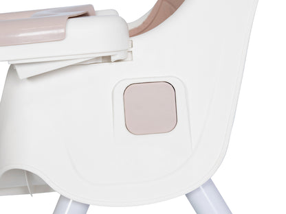 Scaun de masa bebe multifunctional 4 in 1 COLIBRO PICOLO, Pastel Pink
