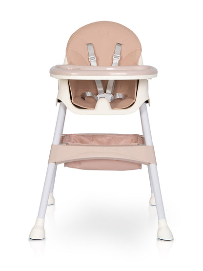 Scaun de masa bebe multifunctional 4 in 1 COLIBRO PICOLO, Pastel Pink