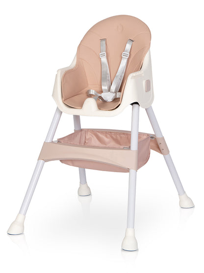 Scaun de masa bebe multifunctional 4 in 1 COLIBRO PICOLO, Pastel Pink