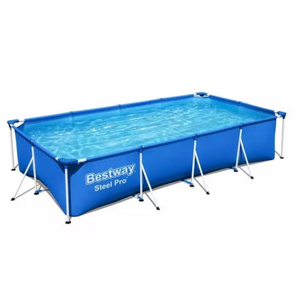Piscina Bestway Steel Pro,Dimensiune 4.00m x 2.11m x 81cm, Cadru de otel