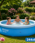 Piscina Bestway Easy Set,Dimensiune 244x66 cm,Capacitate 2100L