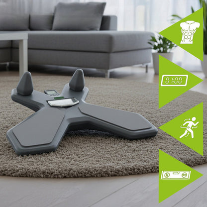 Placa de echilibru multifunctionala SoftG idealSTORE 2 in 1 cu cronometru, nivela si suport telefon