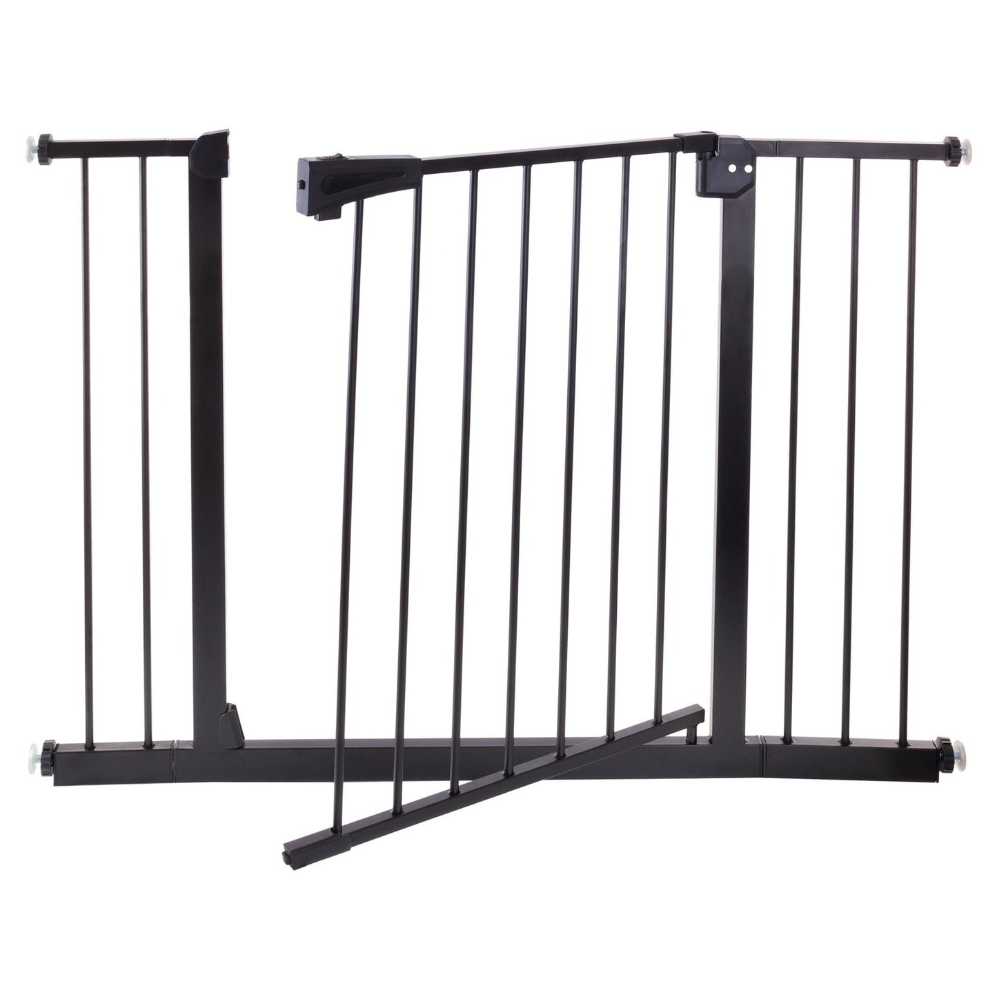 Poarta de Siguranta idealStore Safety Gate pentru Scari 75-117 cm Negru