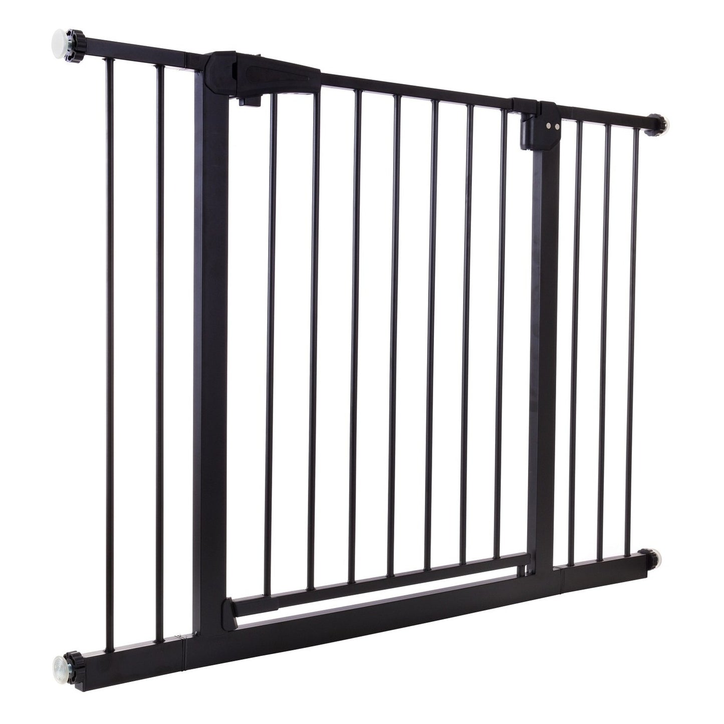 Poarta de Siguranta idealStore Safety Gate pentru Scari 75-117 cm Negru