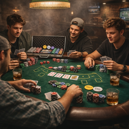 Set Poker idealStore Texas Master Lux 500 Jetoane cu Servieta Aluminiu