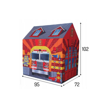 Cort de joaca FIRE BUS pentru copii idealSTORE,Dimensiuni 95 x 72 x 102 cm,Ideal pentru casa sau gradina