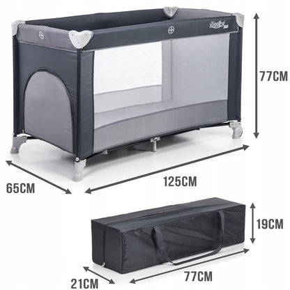 Patut Turistic pliabil Ideal Travel, Design solid si elastic, constructie solida in 7 puncte
