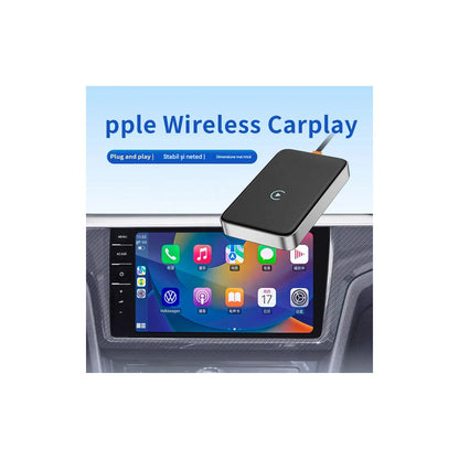 Adaptor Wireless CarPlay cu AI idealSTORE,compatibil Wireless CarPlay si Android,Conectare Automata, Conectare la Microfonul Masinii, Sincronizare Rapida