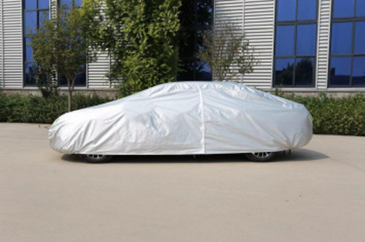 Prelata Premium Auto idealSTORE, Protectie 4 Anotimpuri, Material extra rezistent la apa, Zapada si Soare, Inchidere cu fermoar pe partea Soferului, Material vatuit pe interior compatibil SUV / VAN Dimensiuni 5, 2x1, 85x1, 55m