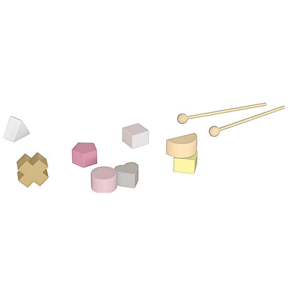 Premergator copii din lemn 3 in 1 idealSTORE, cu activitati educative