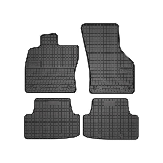 Covoare Interior Cauciuc Opel Frontera Crossover Hybrid 2024 idealSTORE Set 4 Bucati cu Bordura Inalta