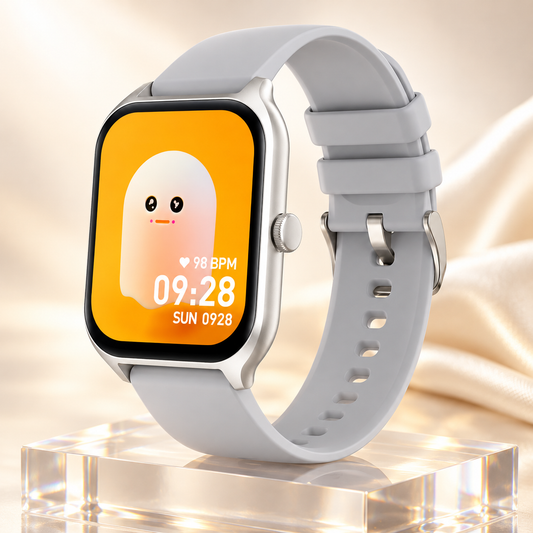 Ceas Smartwatch Prince Collection IdealStore, Ecran Tactil 1.96 inch, Preluare Apeluri si Mesaje Bluetooth, Monitorizare Ritm Cardiac si Somn, Multi-Sport, Difuzor si Microfon incorporat, IP67, Alarma, Android-IOS, Long Battery, Silver Edition