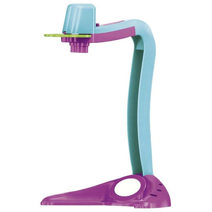 Set proiector pentru desen cu imagini luminate CLASStitude, 24 imagini, 6 markere, carte de desen, Albastru deschis / Mov