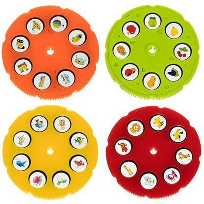 Set proiector pentru desen cu imagini luminate CLASStitude, 32 imagini, 12 markere, carte de desen, inaltime reglabila, Albastru / Verde