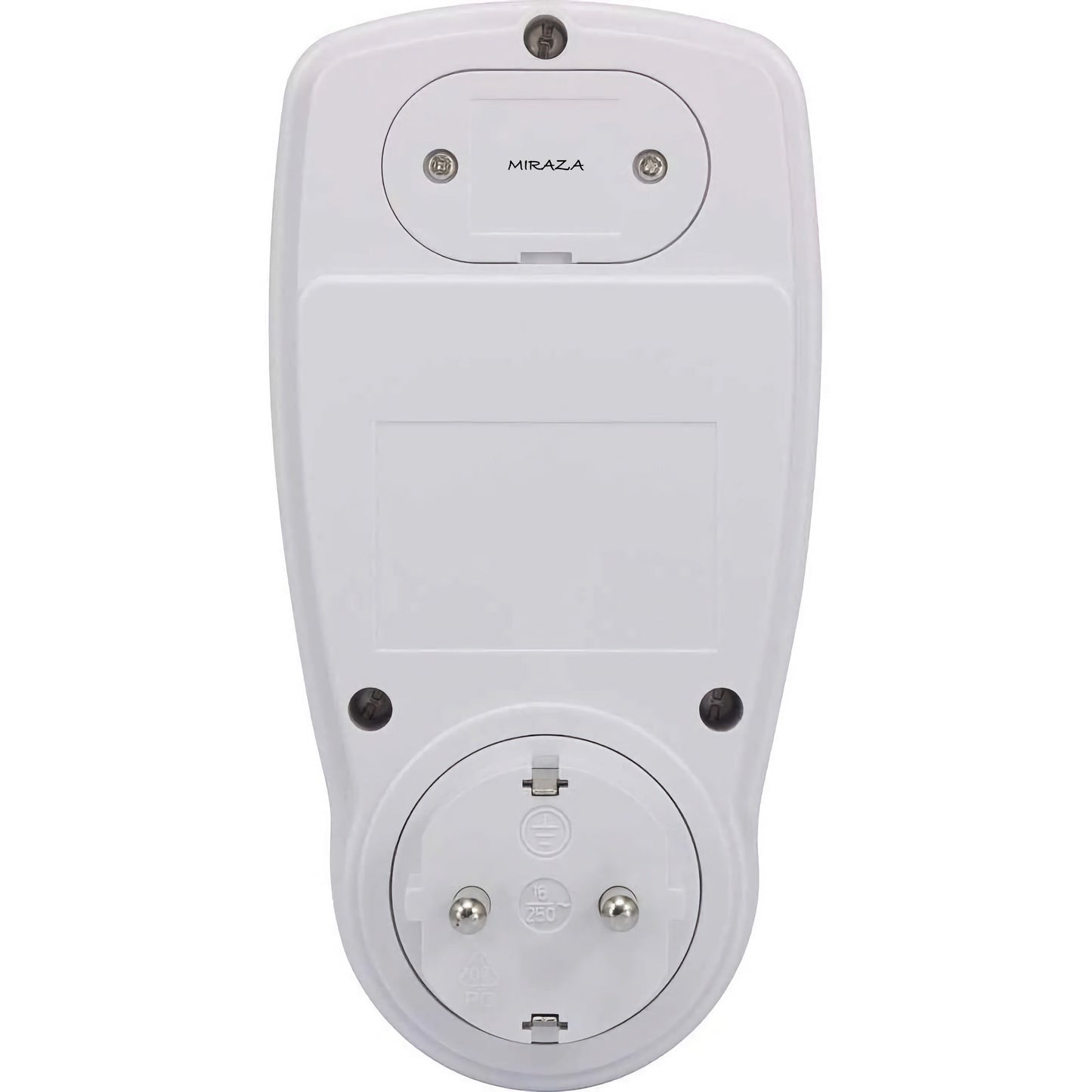 Priza cu Contor de Energie, Display Digital LCD, Monitorizare Consum Energetic, Setare Cost kWh, Amperaj, Tensiune, Putere Maxima 3680 W, Alb