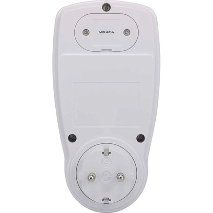 Priza cu Contor de Energie, Display Digital LCD, Monitorizare Consum Energetic, Setare Cost kWh, Amperaj, Tensiune, Putere Maxima 3680 W, Alb